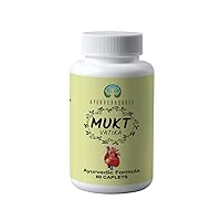 AYURVEDASHREE Mukt Vatika 60 Caplets | Each Caplet Contains 1000 MG Extract of Natural Herbs