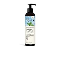 Blemish Control Purifying Face Wash for Face USDA Certified Organic to Cleanse, Purify & Hydrate, 6 fl. Oz