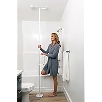 Able Life Universal Floor to Ceiling Grab Bar, Adjustable Floor to Ceiling Safety Pole with Security Support Handle for Fall Prevention, Tension Mounted Transfer Pole for Adults, Seniors, and Elderly