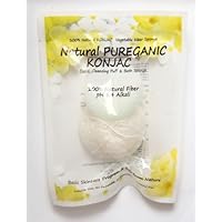Natural PureGanic KONJAC Fiber Sponge
