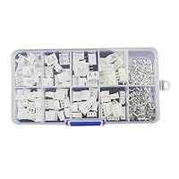 50pcs Kit in box 2.54mm Step Terminal Insulated Crimp Terminals Wire Connectors Adapter XH2P Kits