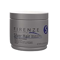FIRENZE Firenze Professional Silver Hair Purple Mask Treatment (salt sulfate & paraben free) 13.5 oz with Free Red Gift Bag