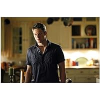 The Vampire Diaries (TV Series 2009 - ) 8 Inch x 10 Inch photo Zach Roerig Blue Shirt in Kitchen kn