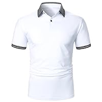 GMOIUJ Men's Short Sleeve Sports Shirt Men's Polyester T-Shirt Running T-Shirt Half Sleeve