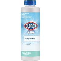Clorox® Pool&Spa™ Spa Water Antifoam, Eliminates & Prevents Foam in Spa Water, Reduces Irritation, 1 Quart (Pack of 1)