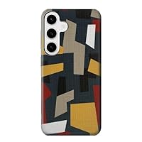 jjphonecase R3386 Abstract Fabric Texture Case Cover for Samsung Galaxy S24 Plus