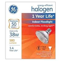 Ge Floodlight Bulb 38 W 580 Lumens Halogen 2800 K Boxed