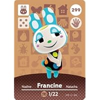 Francine - Nintendo Animal Crossing Happy Home Designer Amiibo Card - 299