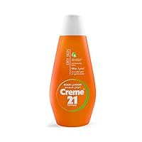 LiveMoor Crème 21 Body Lotion-Dry Skin, Goodness of 5 moisturizers, AloeVera & Vit E Enriched, For Women & Men, 400 ml