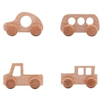 Wooden Car Set of 4