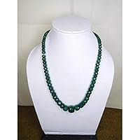 LKBEADS Gren Emerald Corundum Approx 4-15 mm Faceted rondele Beads 18 Inch Long Necklace Code-HIGH-44579