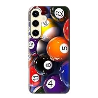jjphonecase R2238 Billiard Pool Ball Case Cover for Samsung Galaxy S24
