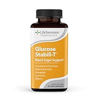 LifeSeasons - Glucose Stabili-T - Natural Blood Support Supplement - with Cinnamon, Fenugreek, and Chromium Polynicotinate - 90 Capsules