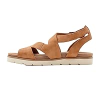 VOLATILE Womens S'mores Ankle Strap Athletic Sandals Casual - Brown