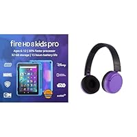 Kids Tablet Bundle: Includes Amazon Fire HD 8 Kids Pro tablet, 8