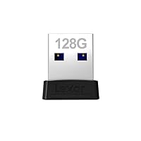 Lexar 128GB JumpDrive S47 USB 3.1 Flash Drive for Storage Expansion and Backup, Up To 250MB/s Read, Compact Plug-n-Stay, Black (LJDS47-128ABBKNA)