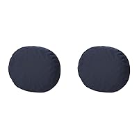 DMI Convoluted Foam Ring Donut Seat Cushion Pillow for Back Pain, Hemorrhoids and After Childbirth, 18 inch, Navy (Pack of 2)