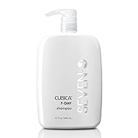 haircare - Cubica 7-DAY shampoo with Biotin & Green Tea Extract - Gentle Shampoo for Any Hair Type - Add Shine and Moisture to Hair - Sulfate Free & Paraben Free - 32 oz