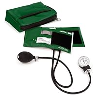 Prestige - 882-HUN Aneroid Sphygmomanometer with Matching Hunter Green Carrying Case