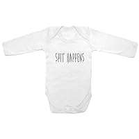 Baby Tee Time Long Sleeves Girls' Spit Happens One Piece