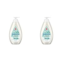 CottonTouch Newborn Baby Wash & Shampoo with No More Tears, 27.1 Fl Oz (Pack of 2)