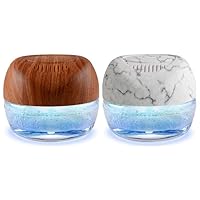 2-Pack Water-Based Purifier Air Washer, Air Revitalizer & Fresh Aire Freshener, Air Fresher with 7 LED Color Changing Mood Light for Rooms