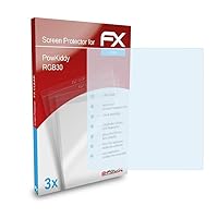 Screen Protection Film compatible with PowKiddy RGB30 Screen Protector, ultra-clear FX Protective Film (3X)