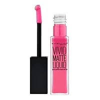 Maybelline New York Color Sensational Vivid Matte Liquid Lipstick, Pink Charge, 0.26 fl. oz.