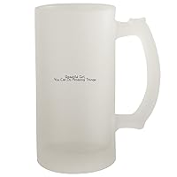 Beautiful Girl, You Can Do Amazing Things. - Frosted Glass 16oz Beer Stein, Frosted