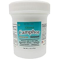 Camphor Ointment 2 oz. Germa Unguento Alcanfor. Pomada 2-Pack