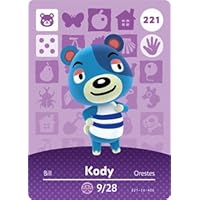 Kody - Nintendo Animal Crossing Happy Home Designer Amiibo Card - 221