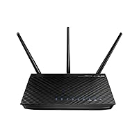 ASUS N900 WiFi Router (RT-N66U) - Dual Band Gigabit Wireless Internet Router, 4 GB Ports, Gaming & Streaming, Easy Setup, Parental Control