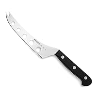 Cheese Knife 6 Inch Nitrum Stainless Steel and 145 mm blade. 161 gr. Ergonomic Polyoxymethylene POM Handle. Series Universal. Color Black