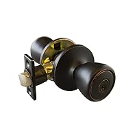 Design House 728709 Terrace 6-Way Universal Keyed Entry Door Knob Oil Rubbed Bronze