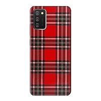 R2374 Tartan Red Pattern Case Cover for Samsung Galaxy A03S