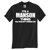 Manson Thing Black T Shirt