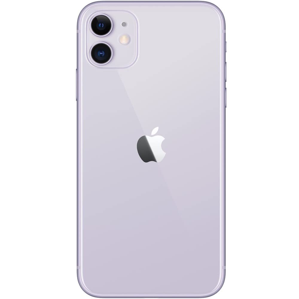 Apple iPhone 11, 64GB, Purple - Fully Unlocked (Renewed)