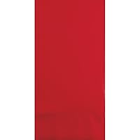 Club Pack of 192 Classic Red 3-Ply Disposable Party Paper Guest Napkins 8”