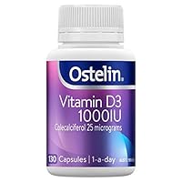 Vitamin D3-1000IU - 1 Daily Supplement 130 Capsules