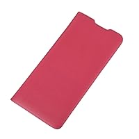Wallet Folio Case for VIVO X60 PRO Global Edition, Premium PU Leather Slim Fit Cover, 1 Card Slot, Comfortable, Red