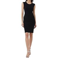 French Connection Womens Viven Lace Back Above Knee Sheath Dress