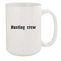 Hunting Crew - 15oz White Ceramic Coffee Mug, White