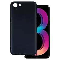 for Oppo A83 Ultra Thin Phone Case, Gel Pudding Soft Silicone Phone Case for Oppo A83 5.70 inches (Black)