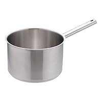 Endo Shoji AKTD104 Murano Induction Single-Handed Deep Pot, 9.4 inches (24 cm), No Lid, Induction Compatible, 18-8 Stainless Steel