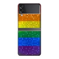 R2683 Rainbow LGBT Pride Flag Case Cover for Samsung Galaxy Z Flip 4