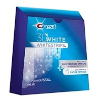 Crest 3D White Professional Effects Plus 1 Hour Express Whitening Treatment, 22 Count (packaging may vary)