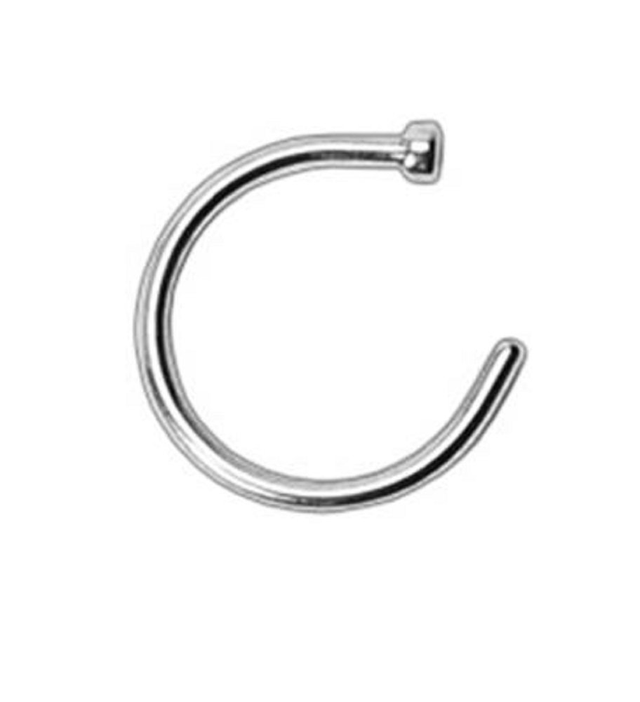 (6pcs) Nose Ring Piercing Hoop Surgical Steel 20 Gauge 5/16 by PIERCE ME
