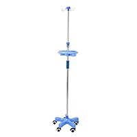 NaoSIn-Ni Removable IV Stand, Rolling Intravenous Stand with Casters, Adjustable Height Display Stand - for Hospital, Clinic, Families and Pet Hospitals