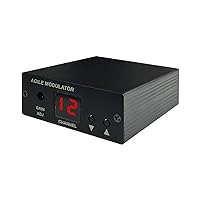 All-Channel RCA Video Audio to PAL B/G RF TV Modulator for Foreign Europe Asia Middle East Regional Use