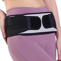 Sacroiliac Hip Brace for Lower Back Pain Women and Men Si Belt Relief Sciatic Nerve Leg and Sacral Lumbar Pelvic And Back Support Si Joint Dysfunction Back Brace (Black)